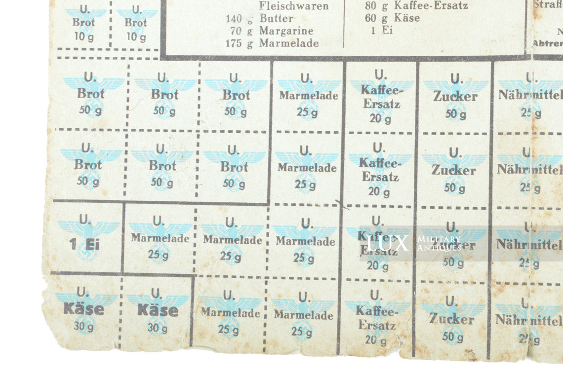 Tickets de rationnement allemands - photo 10