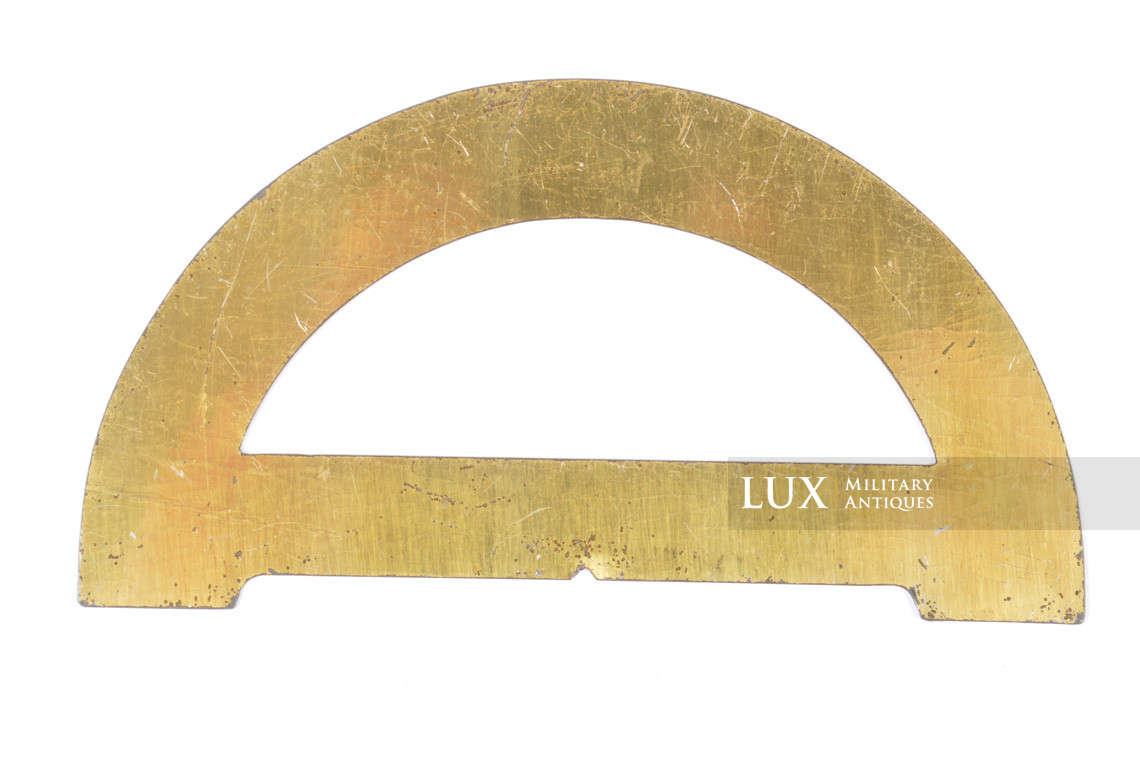 German map measuring protractor, « stamped steel » - photo 7