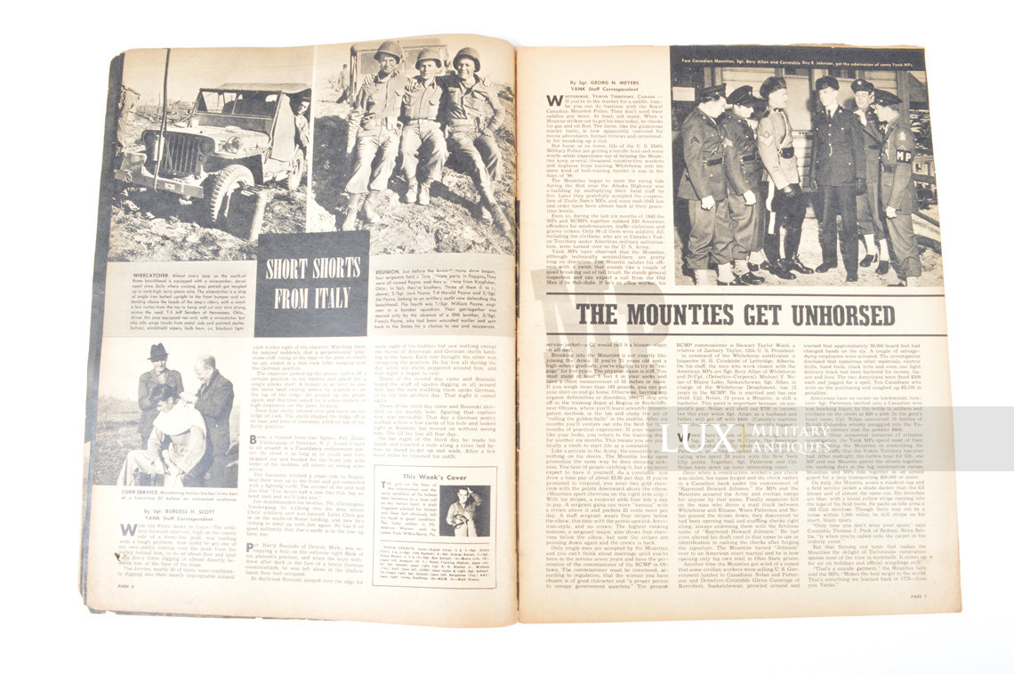 US Yank magazine, « March 1944 » - Lux Military Antiques - photo 11