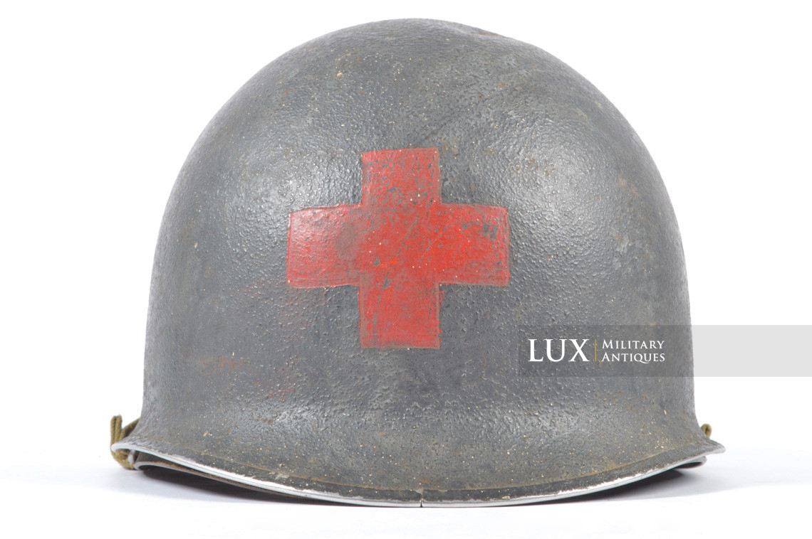 USM1 US NAVY medics combat helmet set, « Red Cross » - photo 4