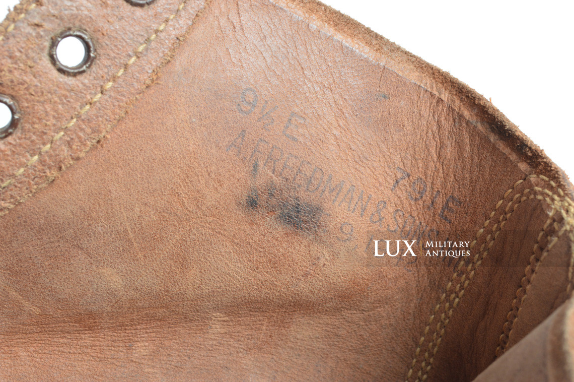 USN / USMC leather field shoes, « 1942 » - photo 32
