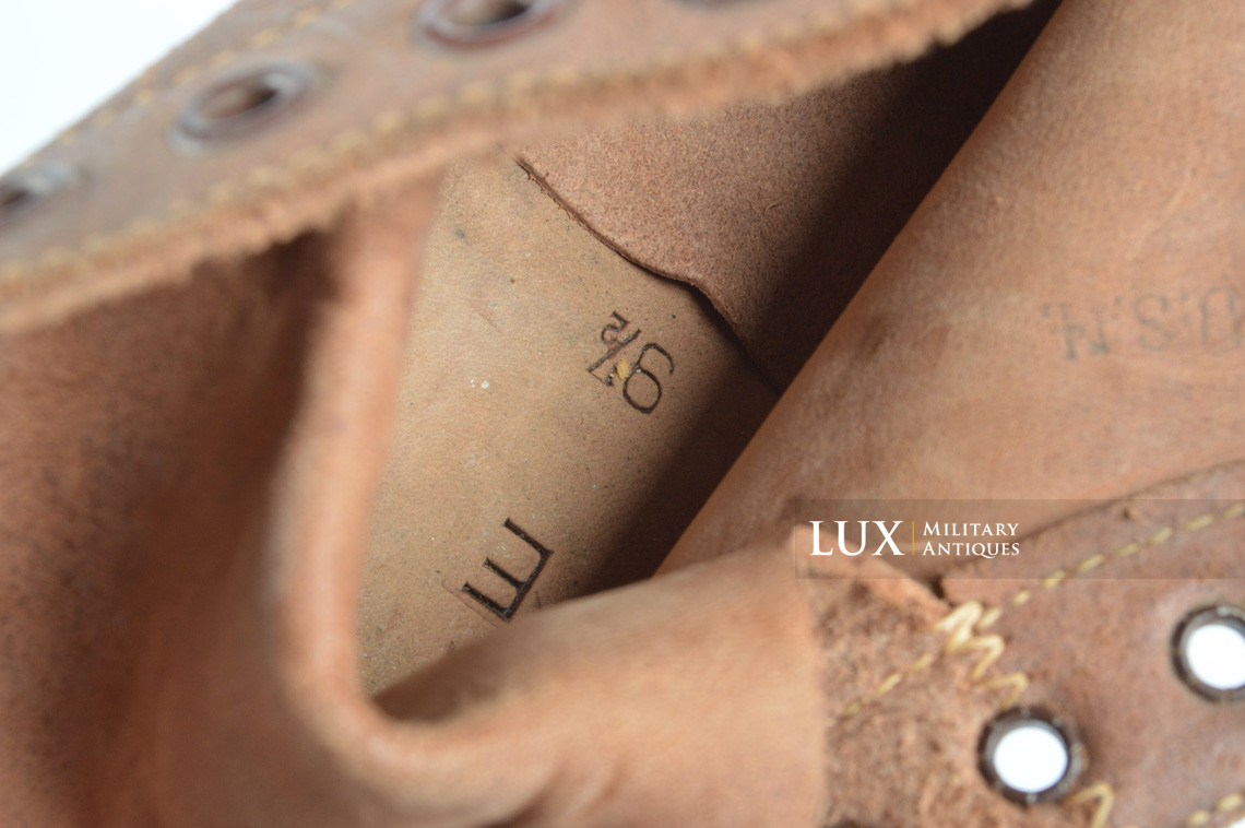 USN / USMC leather field shoes, « 1942 » - photo 30
