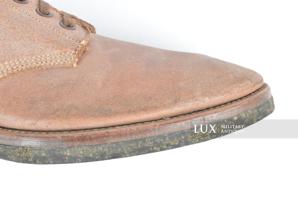 USN / USMC leather field shoes, « 1942 » USN / USMC leather field shoes, « 1942 »