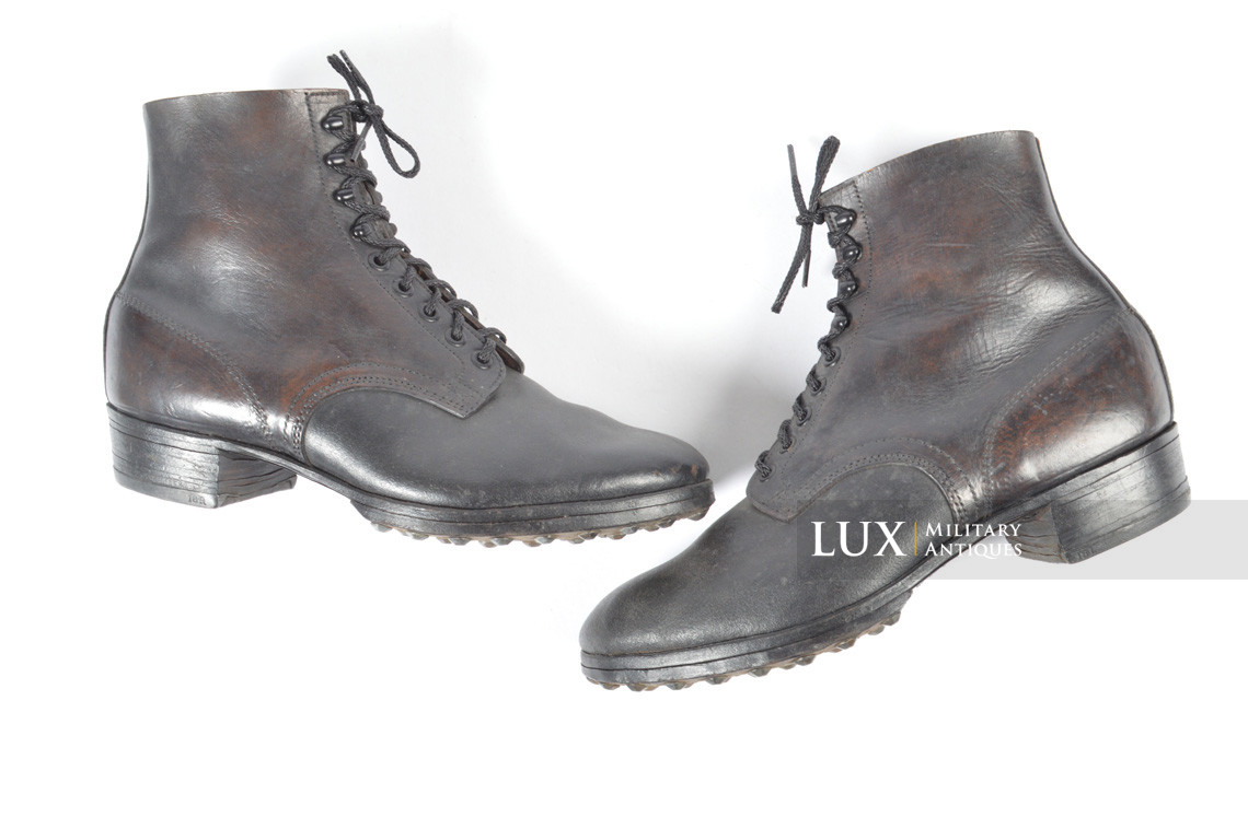 Early-war German low ankle combat boots, « G. Kahlert 1941 » - photo 4