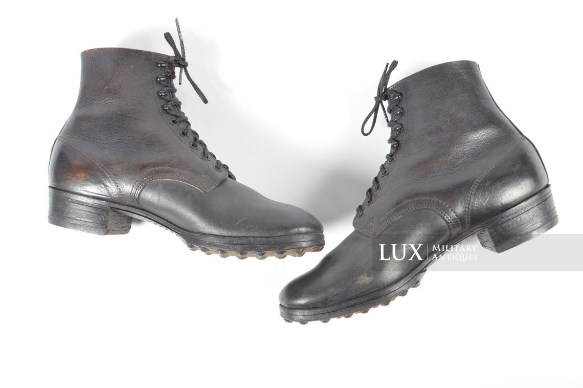 Early-war German low ankle combat boots, « G. Kahlert 1941 » - photo 7