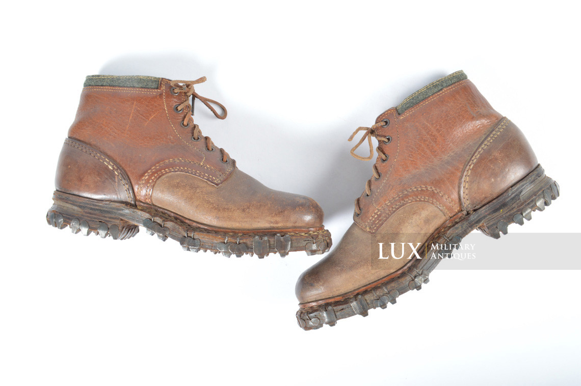 Unissued German mountain trooper's ankle boots, « Gebirgsjäger » - photo 7