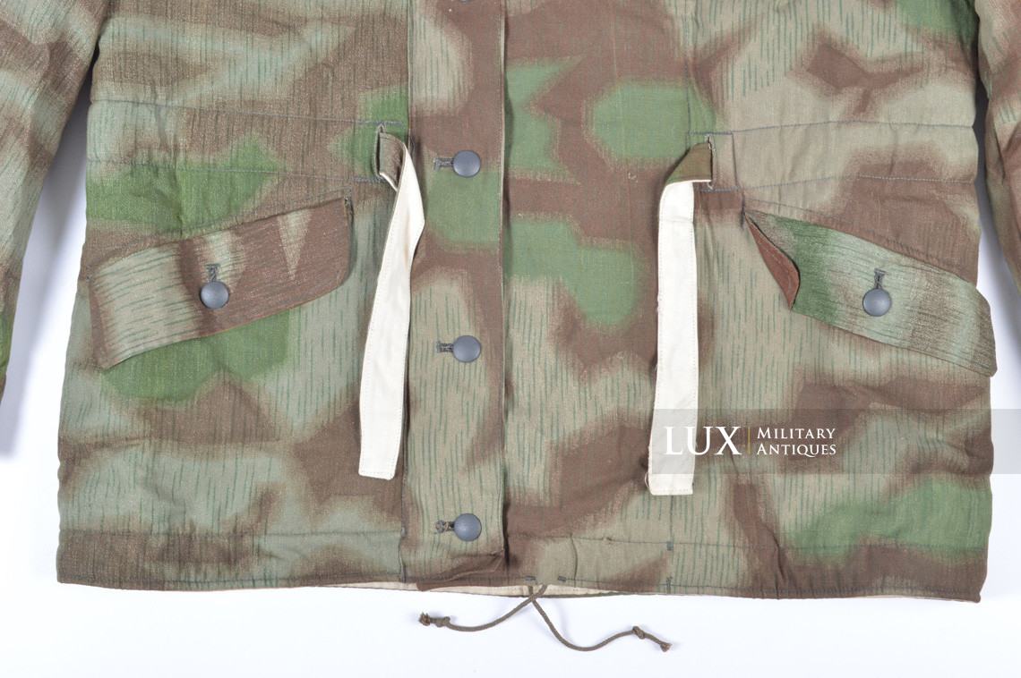 Parka allemand réversible fin de guerre, camouflage « FLUFFY » - photo 8
