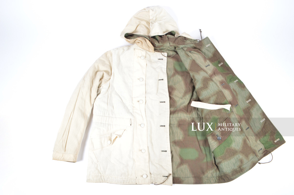 Parka allemand réversible fin de guerre, camouflage « FLUFFY » - photo 31