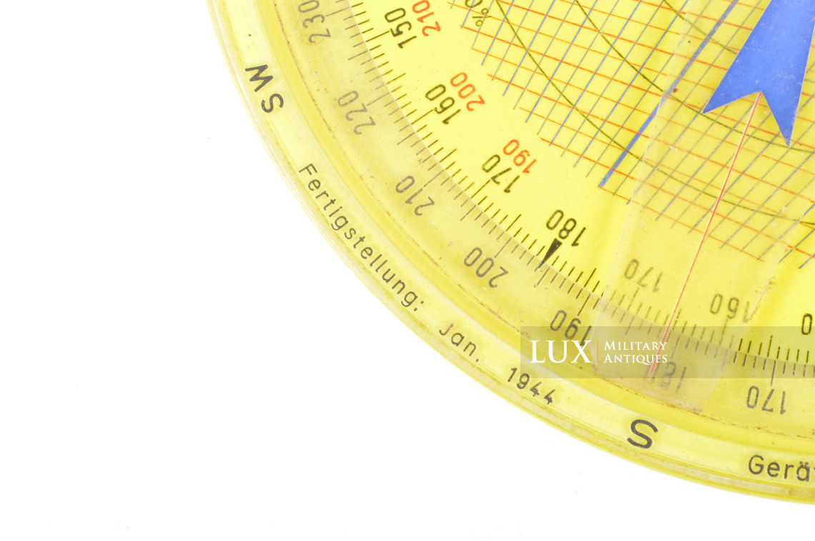 Luftwaffe DR3 flight navigation computer, « 1944 » - photo 8