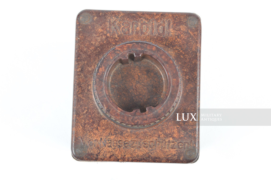 German bakelite carbide lantern storage box, « KARBID » - photo 12