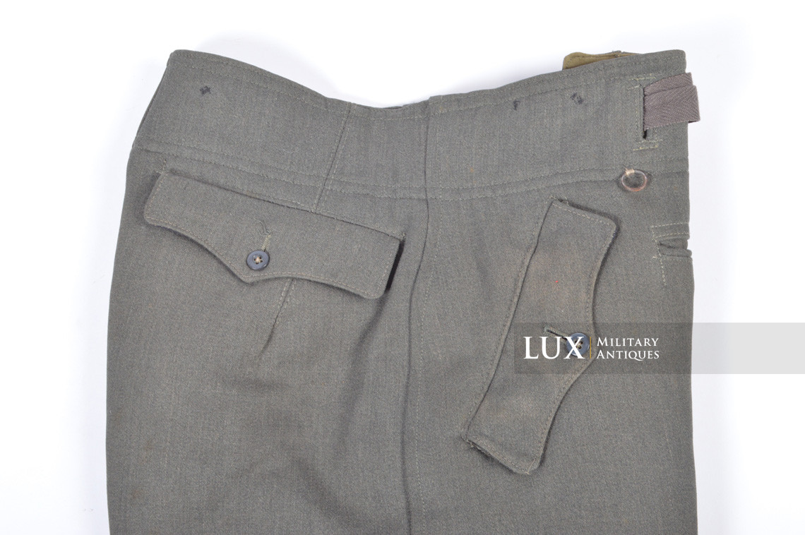 Heer assault gunners combat trousers in gabardine, « Sturmgeschütz » - photo 12