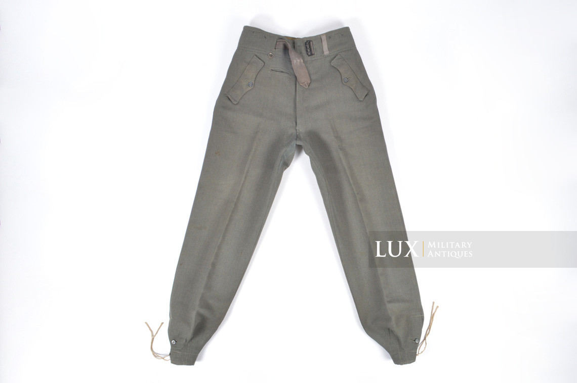 Heer assault gunners combat trousers in gabardine, « Sturmgeschütz » - photo 14