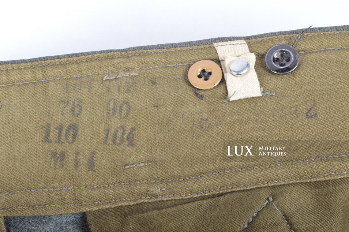 Heer assault gunners combat trousers in gabardine, « Sturmgeschütz » - photo 24