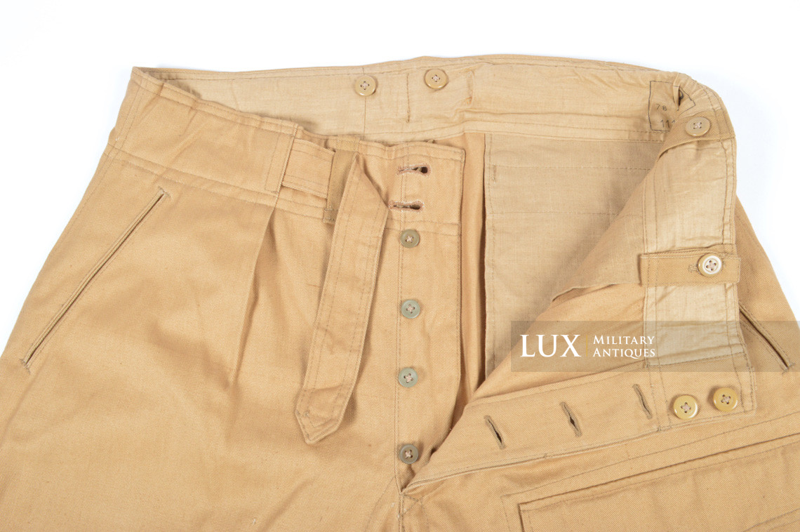 Unissued Luftwaffe tropical service trousers, « Ramcke » - photo 26