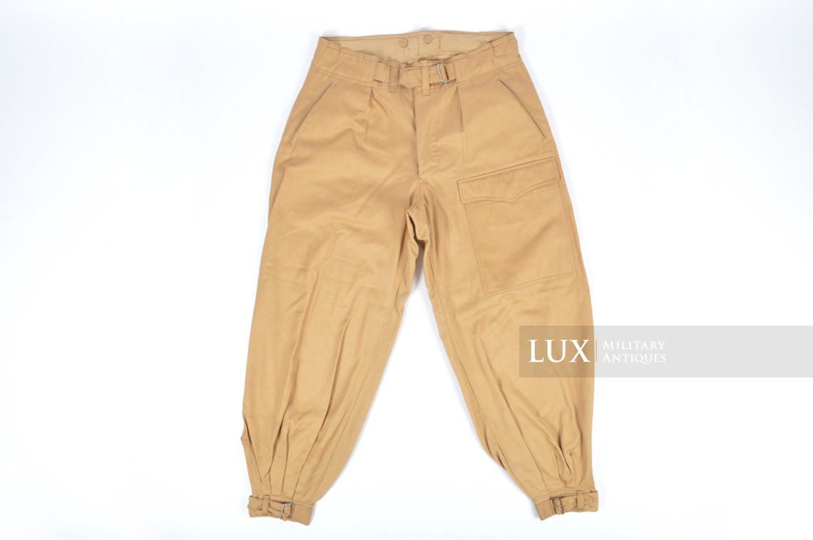 Unissued Luftwaffe tropical service trousers, « Ramcke » - photo 20