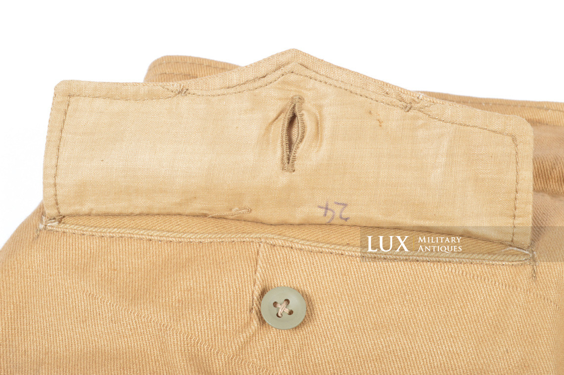 Unissued Luftwaffe tropical service trousers, « Ramcke » - photo 38