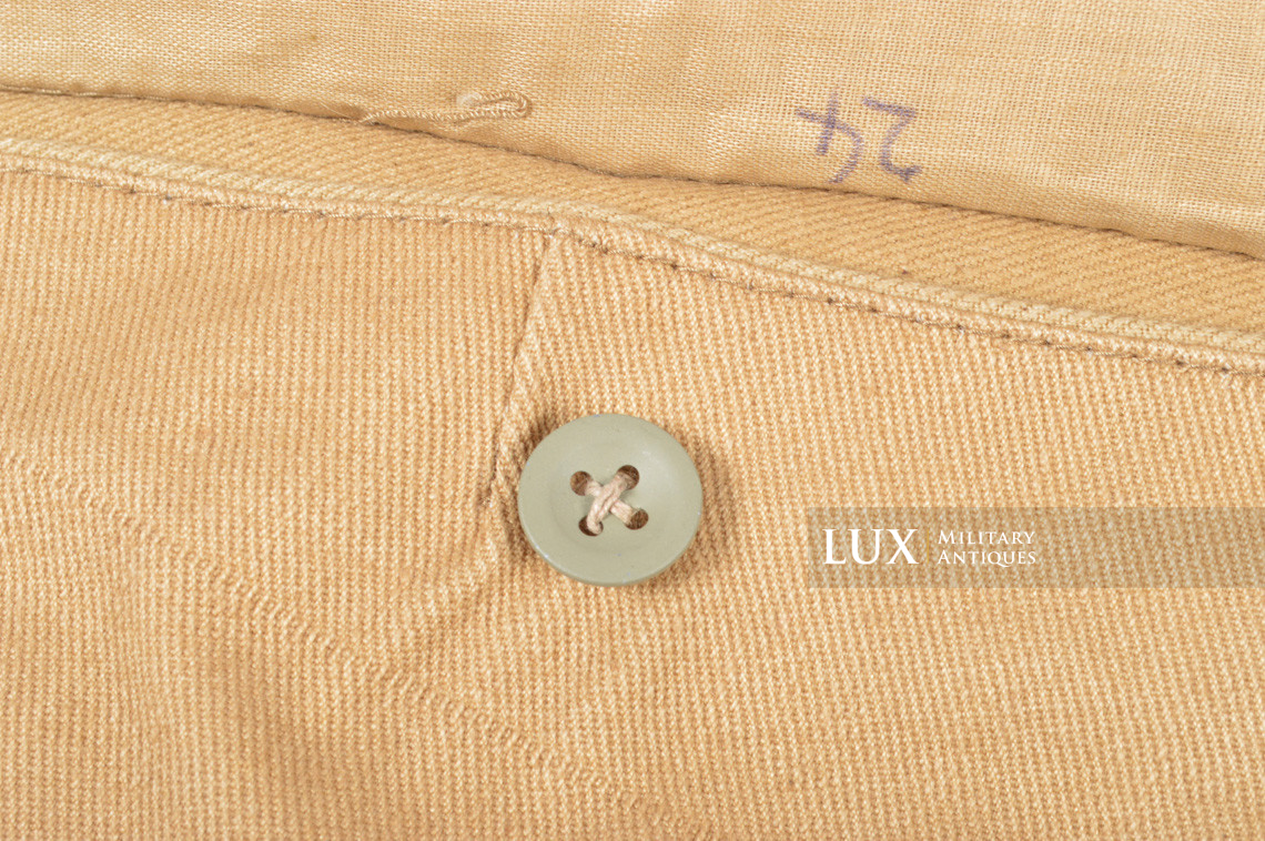 Unissued Luftwaffe tropical service trousers, « Ramcke » - photo 39