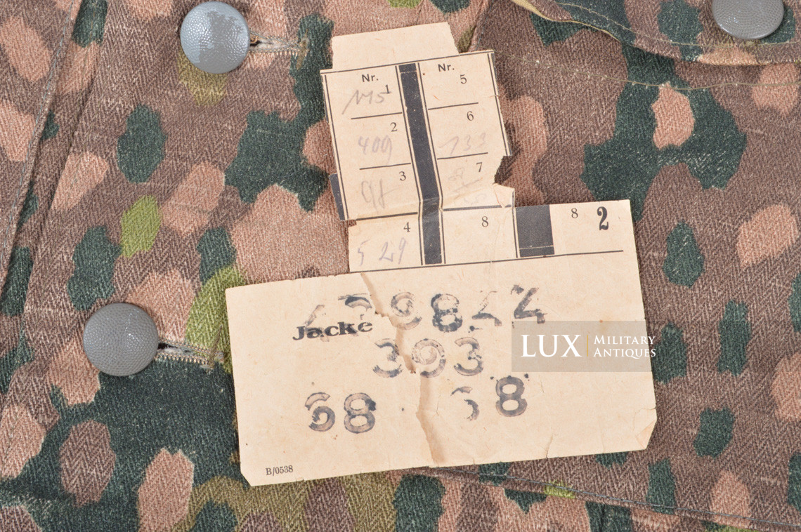 Unissued Waffen-SS M44 « dot » pattern camouflage uniform set, « 393 » - photo 9