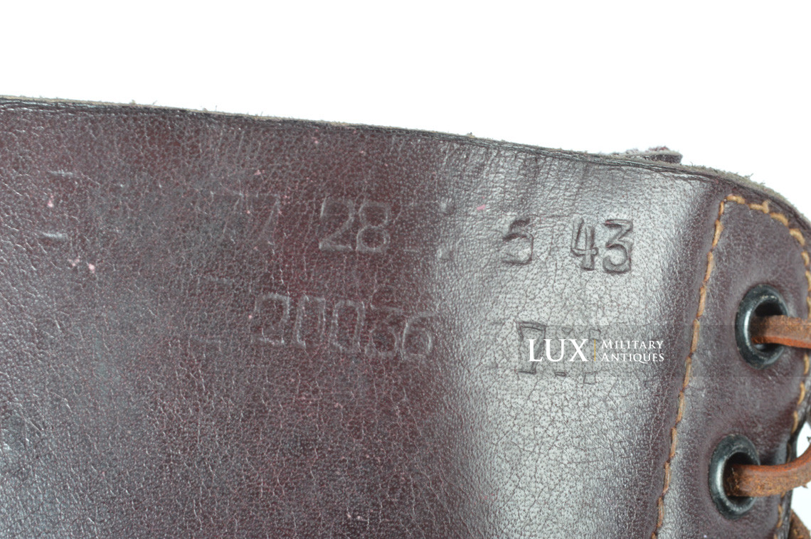 Bottes de saut de parachutiste allemand, « 1943 » - photo 14