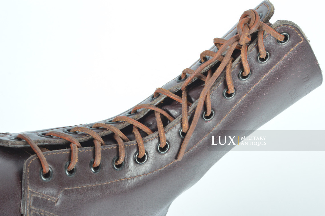 Unissued German paratrooper Fallschimjäger jump boots, « 1943 » - photo 35