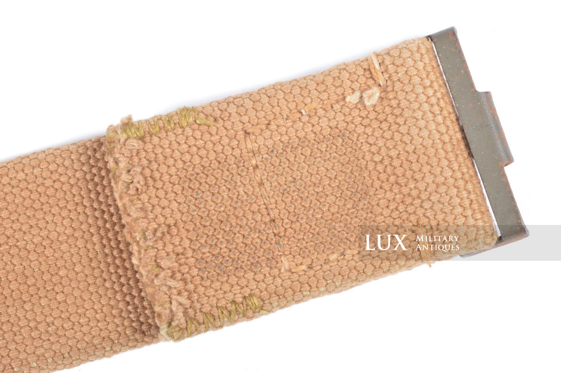 Unissued German Heer/Luftwaffe Tropical EM's combat web belt, « 1942 » - photo 7