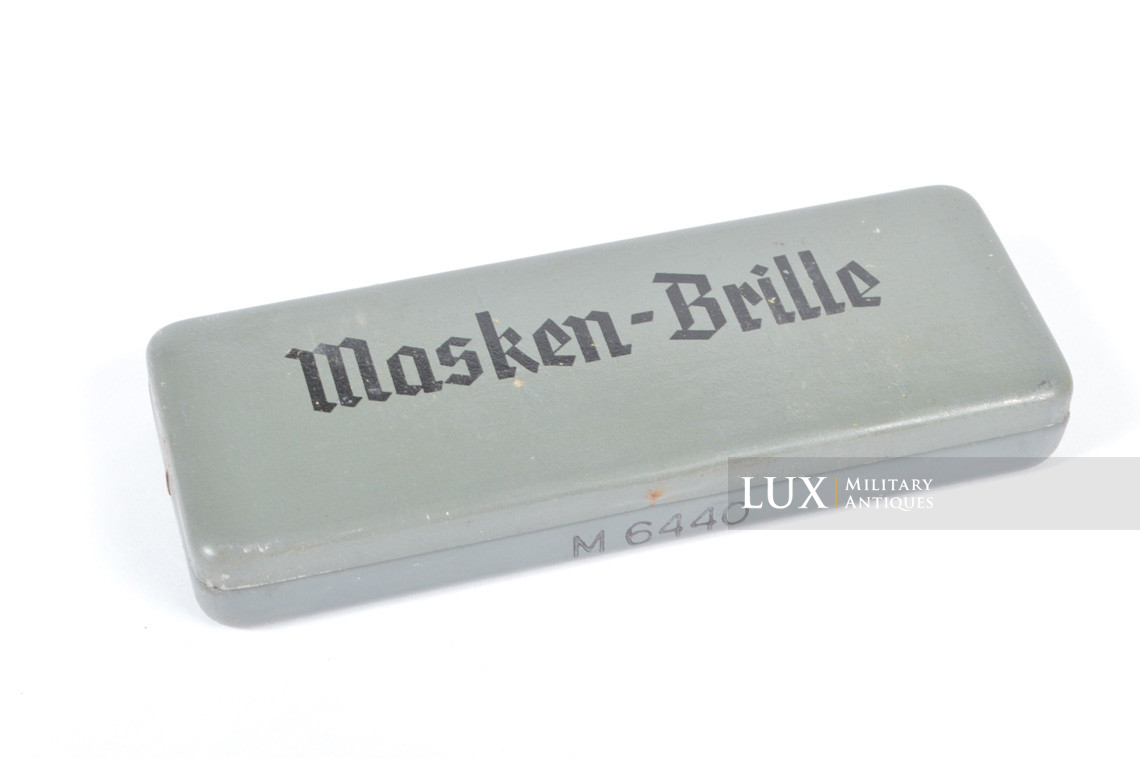 German cased gas mask glasses, « Masken-Brille » - photo 7