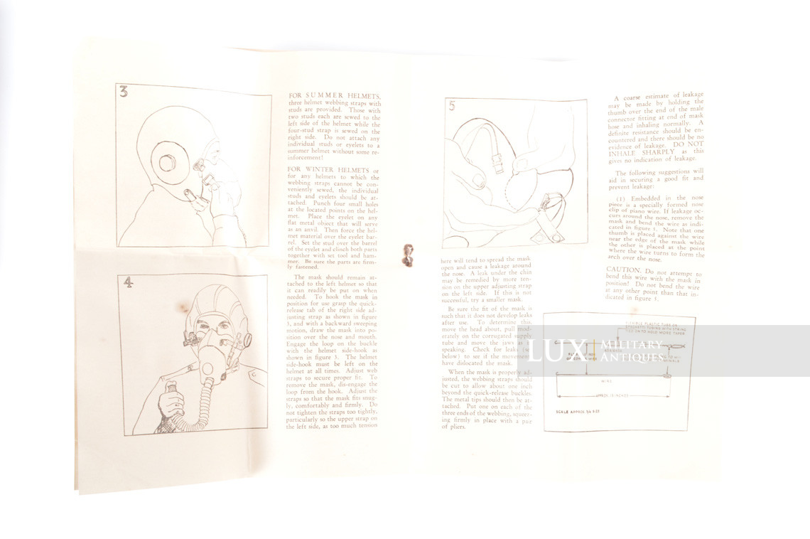 Masque à oxygène USAAF type A-10A - photo 34