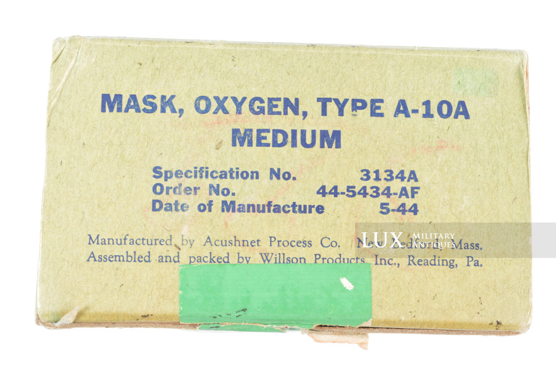 Masque à oxygène USAAF type A-10A - photo 24