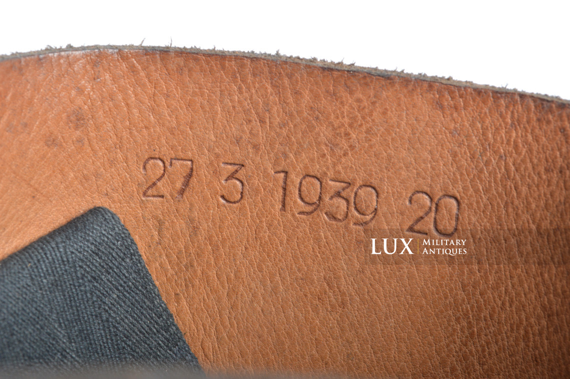 Bottes allemandes début de guerre pour la troupe, état neuf, « 1939 » - photo 23