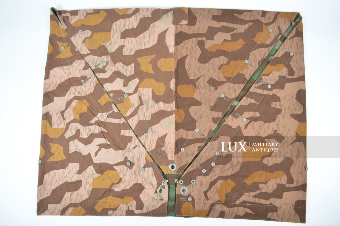 German Heer/Luftwaffe brown splinter camouflage shelter quarter/poncho - photo 4