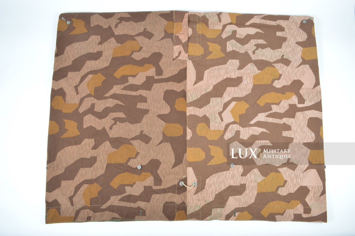 German Heer/Luftwaffe brown splinter camouflage shelter quarter/poncho - photo 12