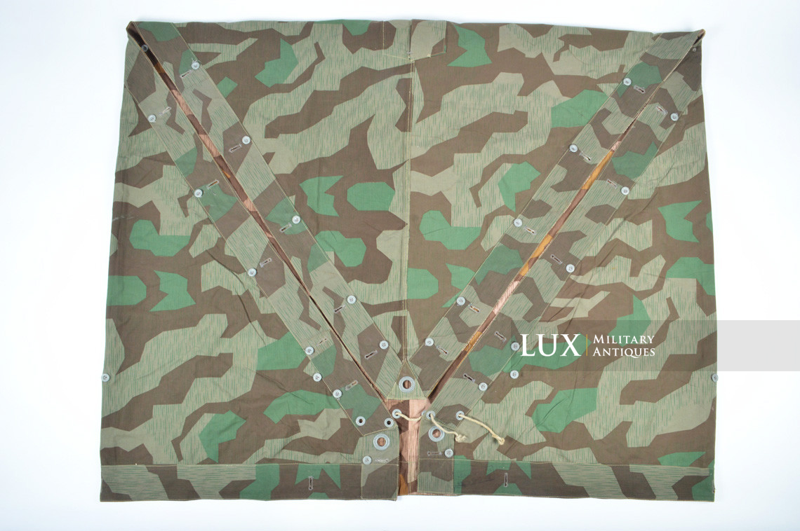 German Heer/Luftwaffe brown splinter camouflage shelter quarter/poncho - photo 18