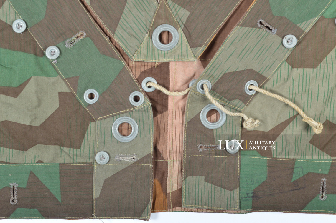 German Heer/Luftwaffe brown splinter camouflage shelter quarter/poncho - photo 23