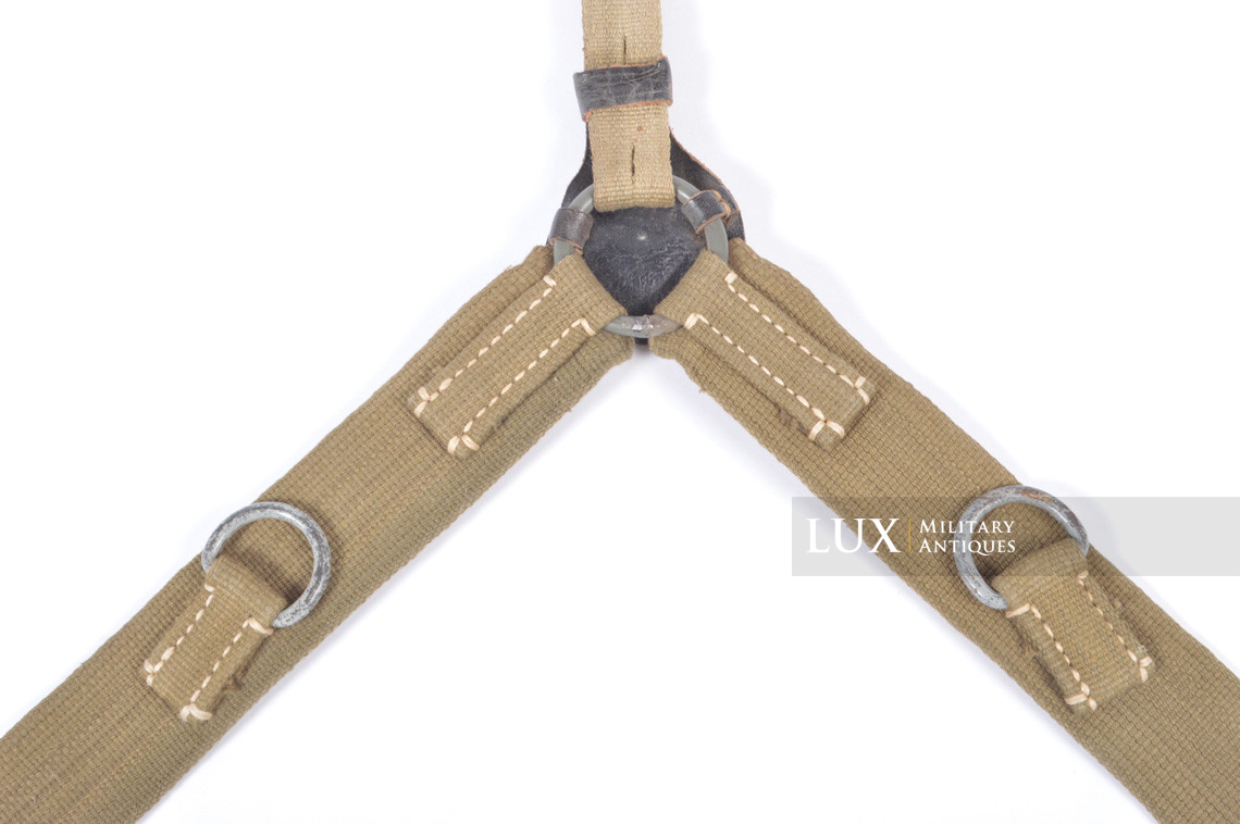 German tropical webbing Y-straps, « LOHMANN WERKE A.G. 1942 » - photo 10