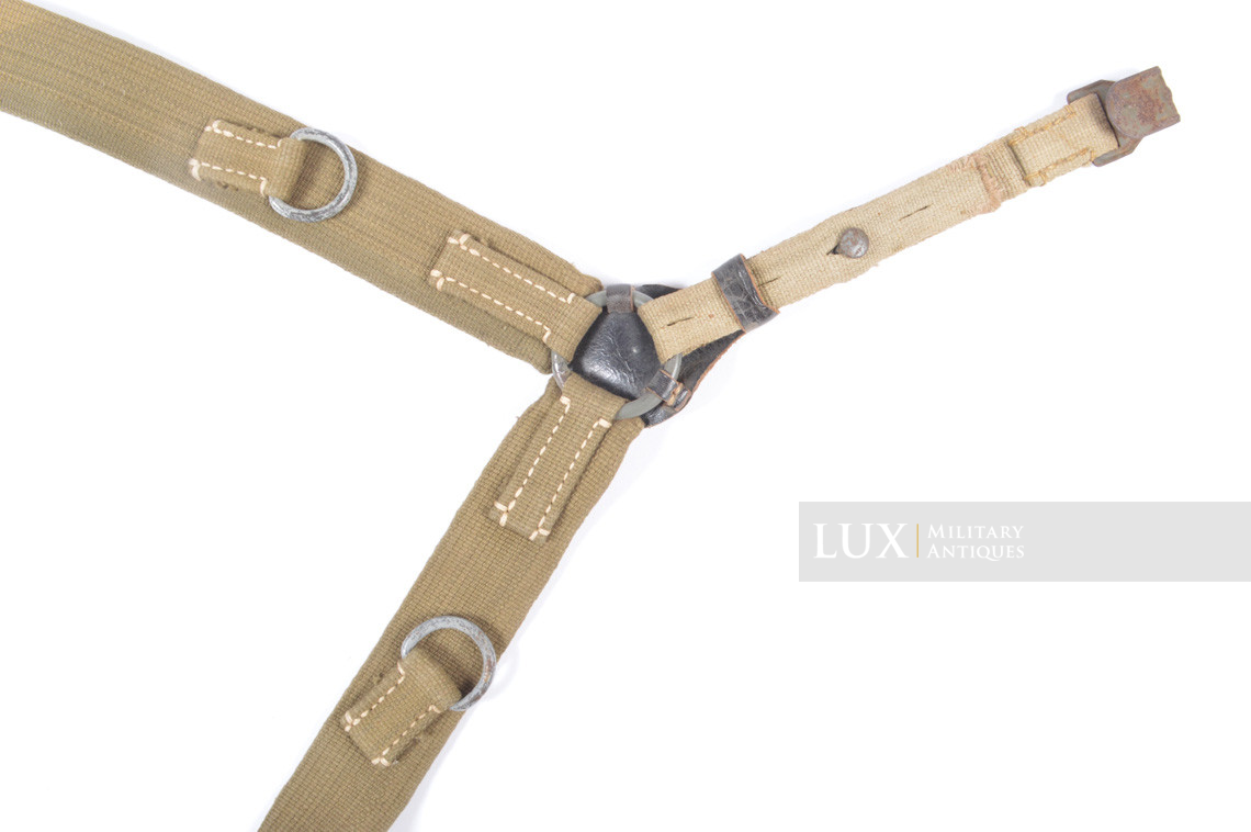 German tropical webbing Y-straps, « LOHMANN WERKE A.G. 1942 » - photo 14