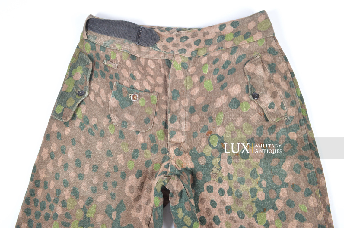 Pantalon Waffen-SS Panzer en camouflage petit pois, « Ardennes » - photo 17