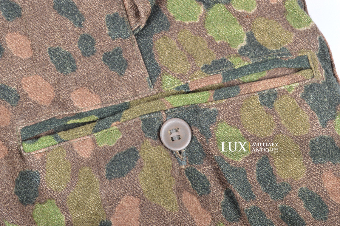 Unissued Waffen-SS M44 dot pattern camouflage combat trousers, « 223/44 » - photo 25