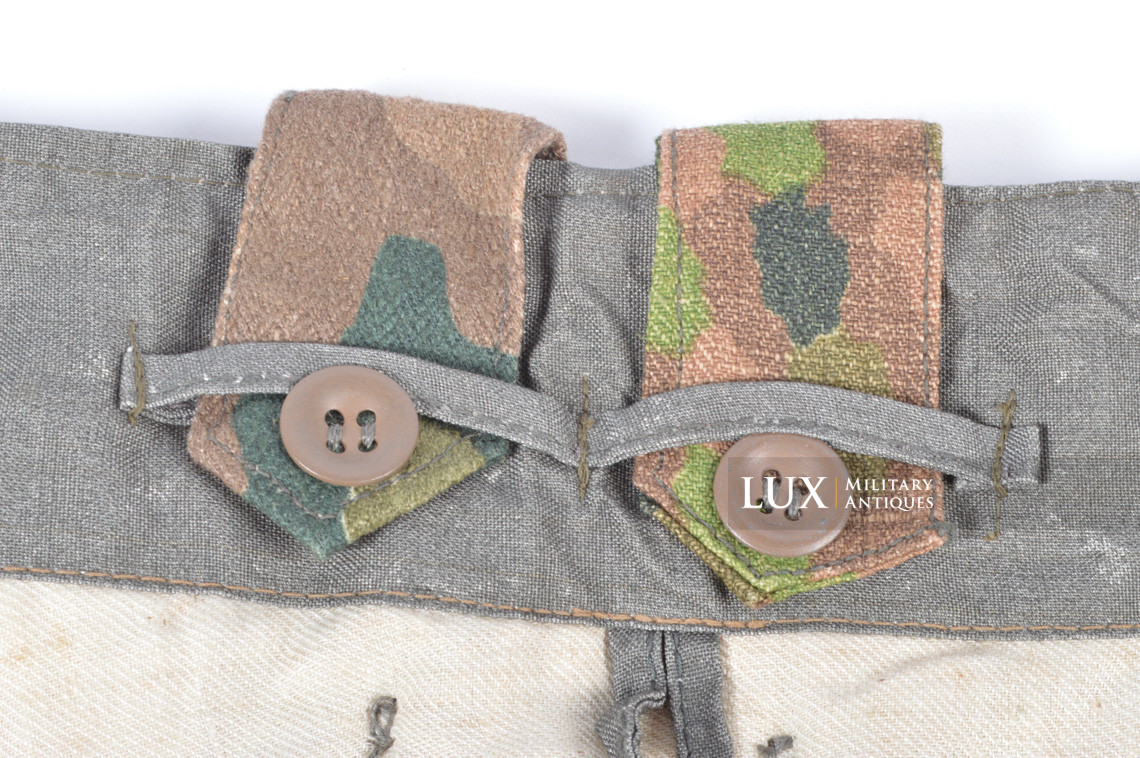 Unissued Waffen-SS M44 dot pattern camouflage combat trousers, « 223/44 » - photo 33