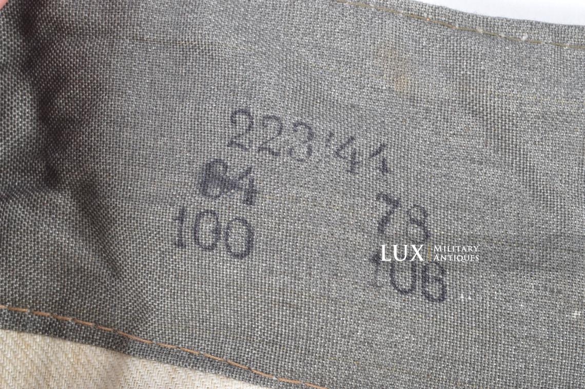 Unissued Waffen-SS M44 dot pattern camouflage combat trousers, « 223/44 » - photo 37