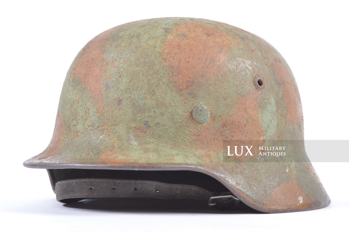 Casque allemand M35 camouflé deux tons texturé Kriegsmarine, « Artillerie Côtière » - photo 8