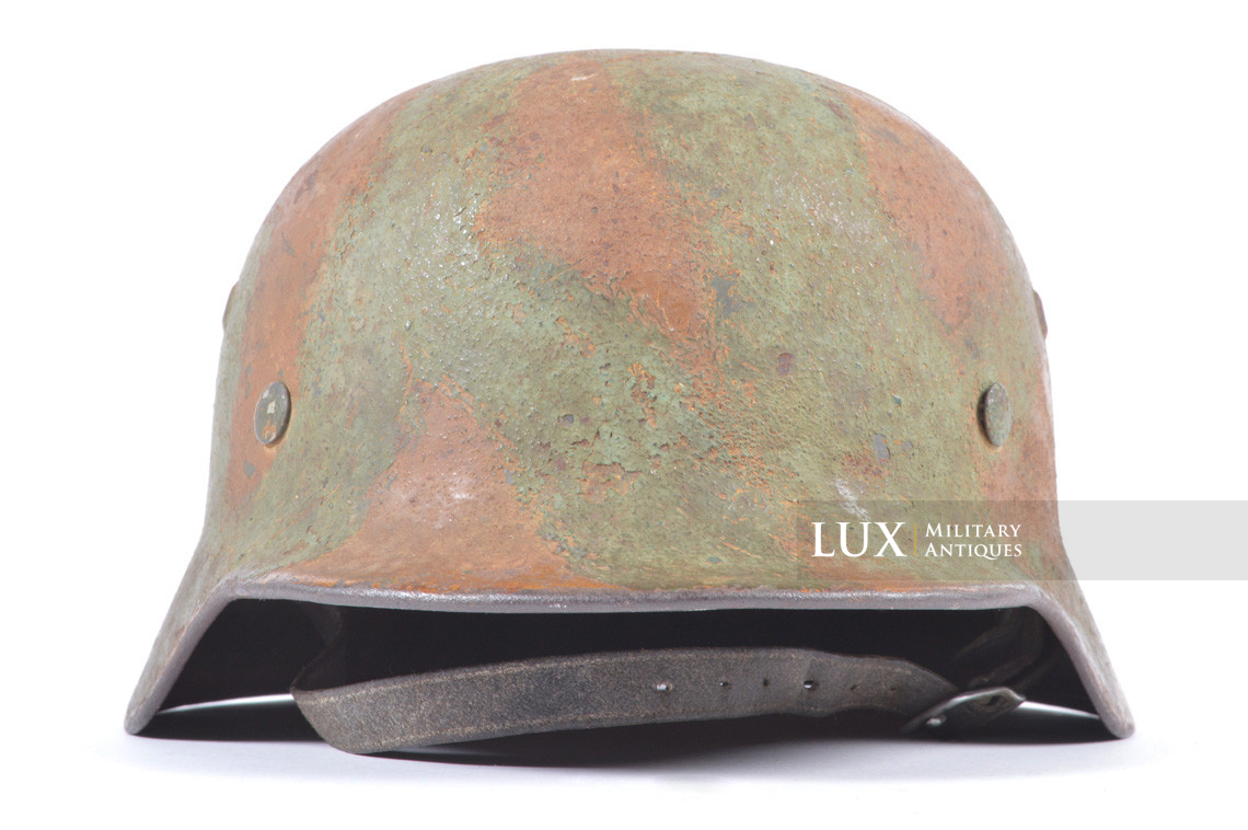 Casque allemand M35 camouflé deux tons texturé Kriegsmarine, « Artillerie Côtière » - photo 9