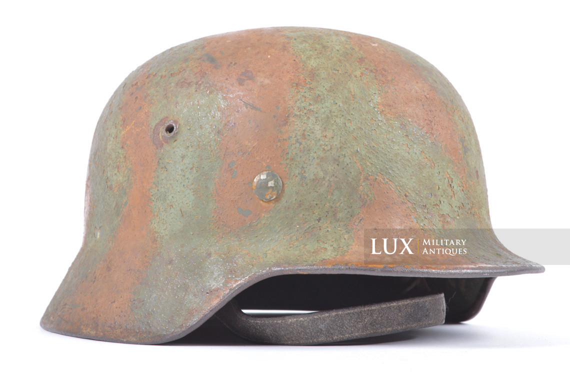 Casque allemand M35 camouflé deux tons texturé Kriegsmarine, « Artillerie Côtière » - photo 10