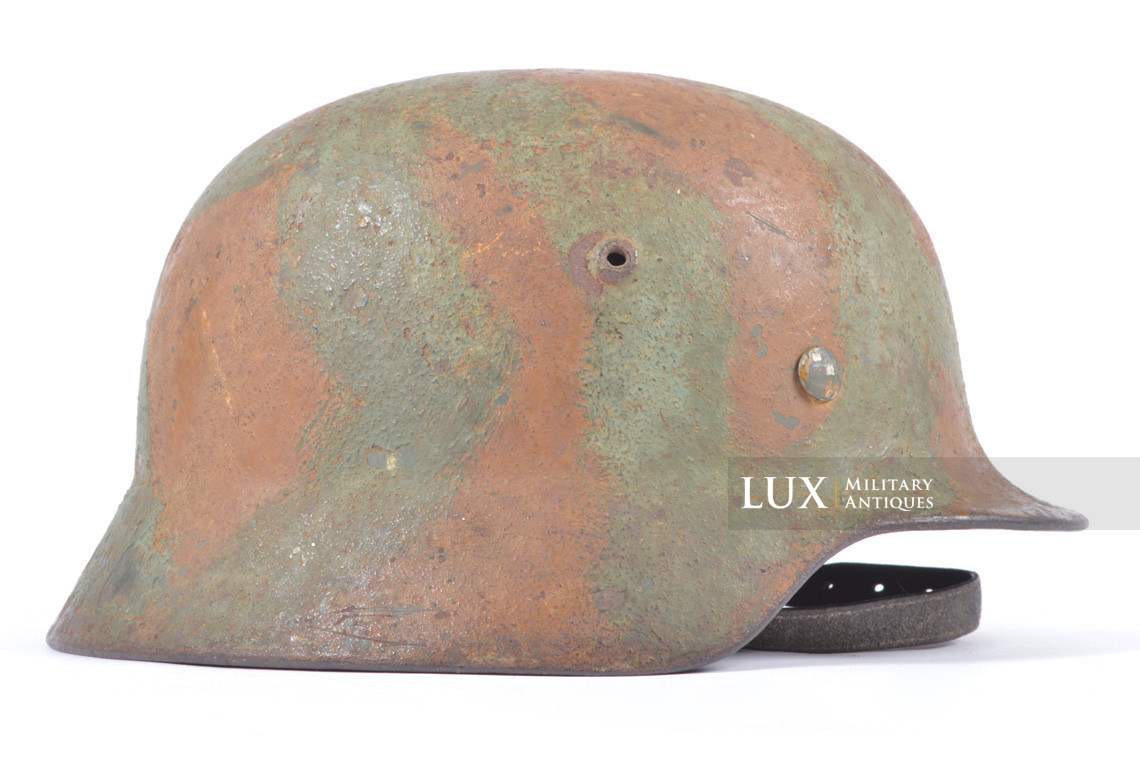 Casque allemand M35 camouflé deux tons texturé Kriegsmarine, « Artillerie Côtière » - photo 11