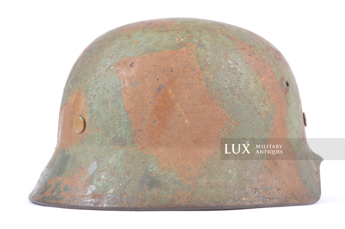 Casque allemand M35 camouflé deux tons texturé Kriegsmarine, « Artillerie Côtière » - photo 12