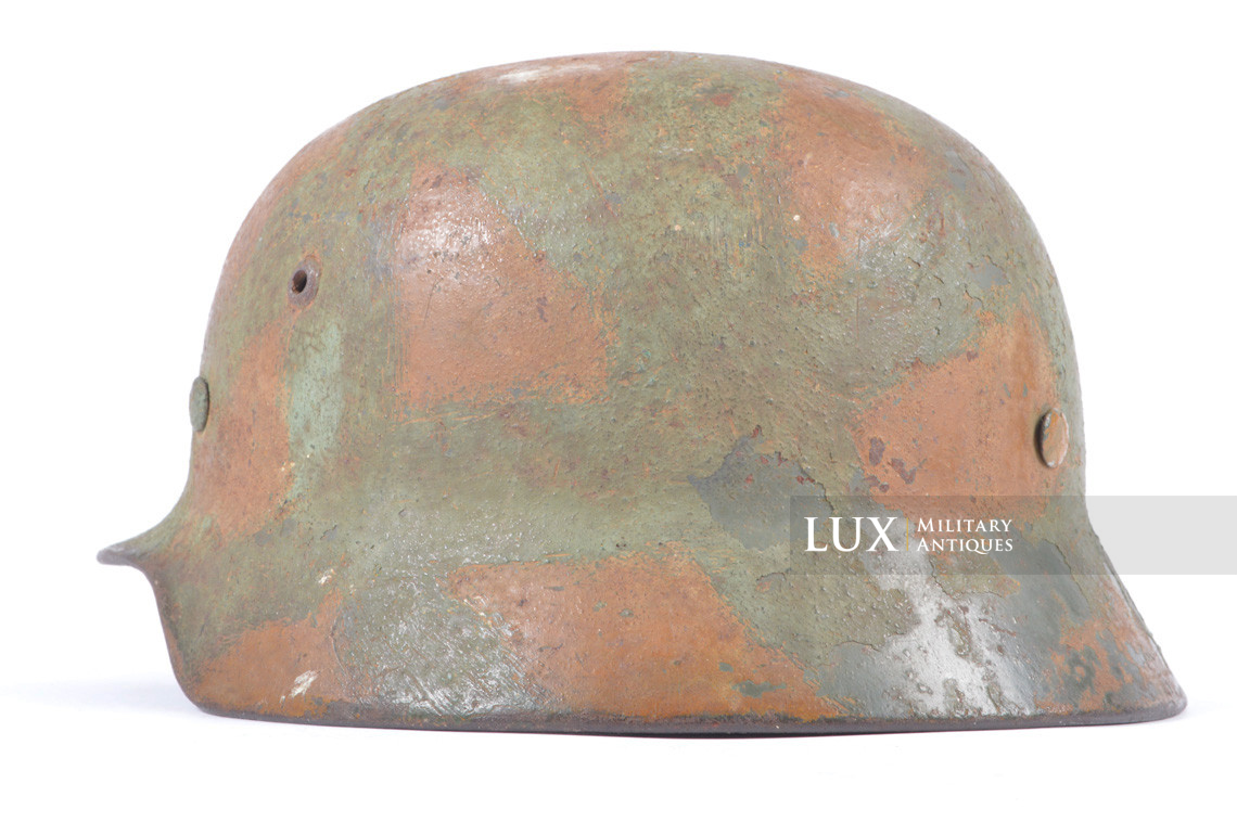 Casque allemand M35 camouflé deux tons texturé Kriegsmarine, « Artillerie Côtière » - photo 14