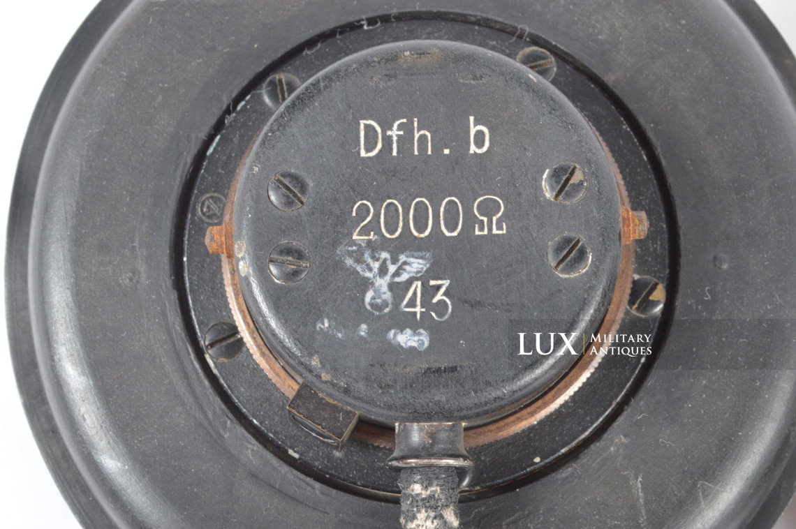 German armored/panzer headphones, « Dfh.b 43 » - photo 16
