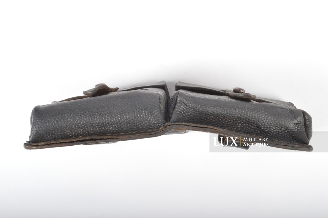 Rare porte chargeurs de G43 en cuir grenelé noir « cxb » - photo 15