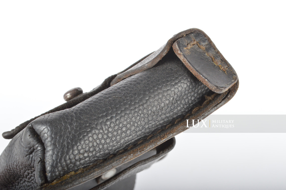 Rare porte chargeurs de G43 en cuir grenelé noir « cxb » - photo 16