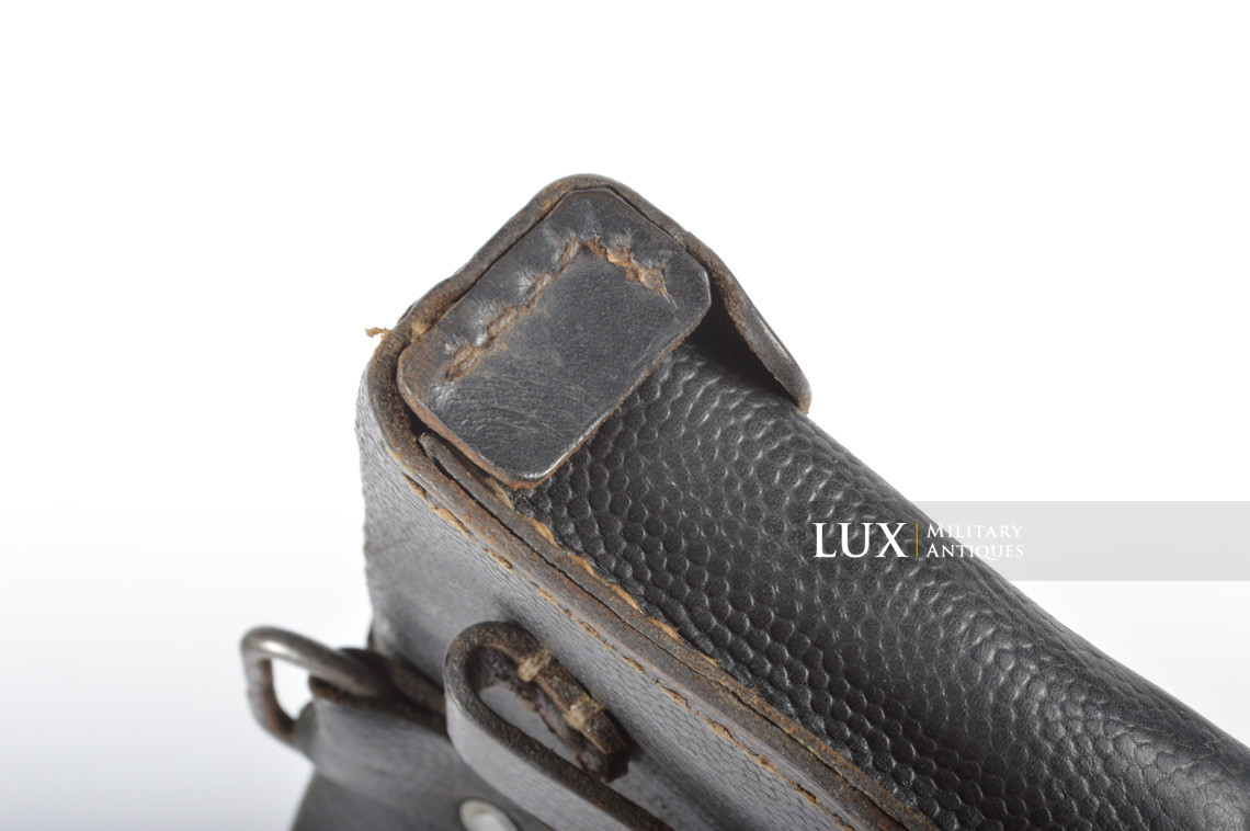 Rare porte chargeurs de G43 en cuir grenelé noir « cxb » - photo 17