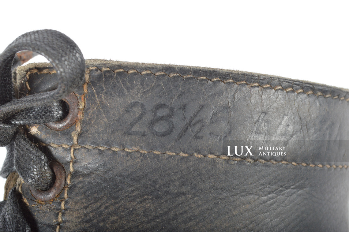 Late-war German « special issue » panzer low ankle combat boots - photo 16